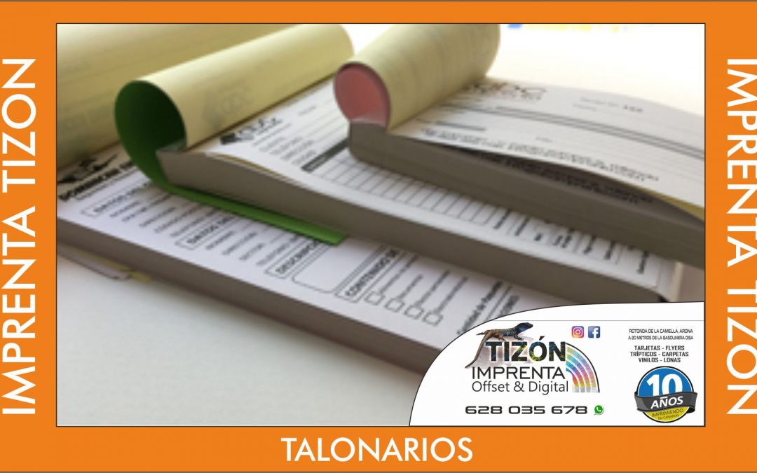 talonarios a5 personalizados en tenerife sur