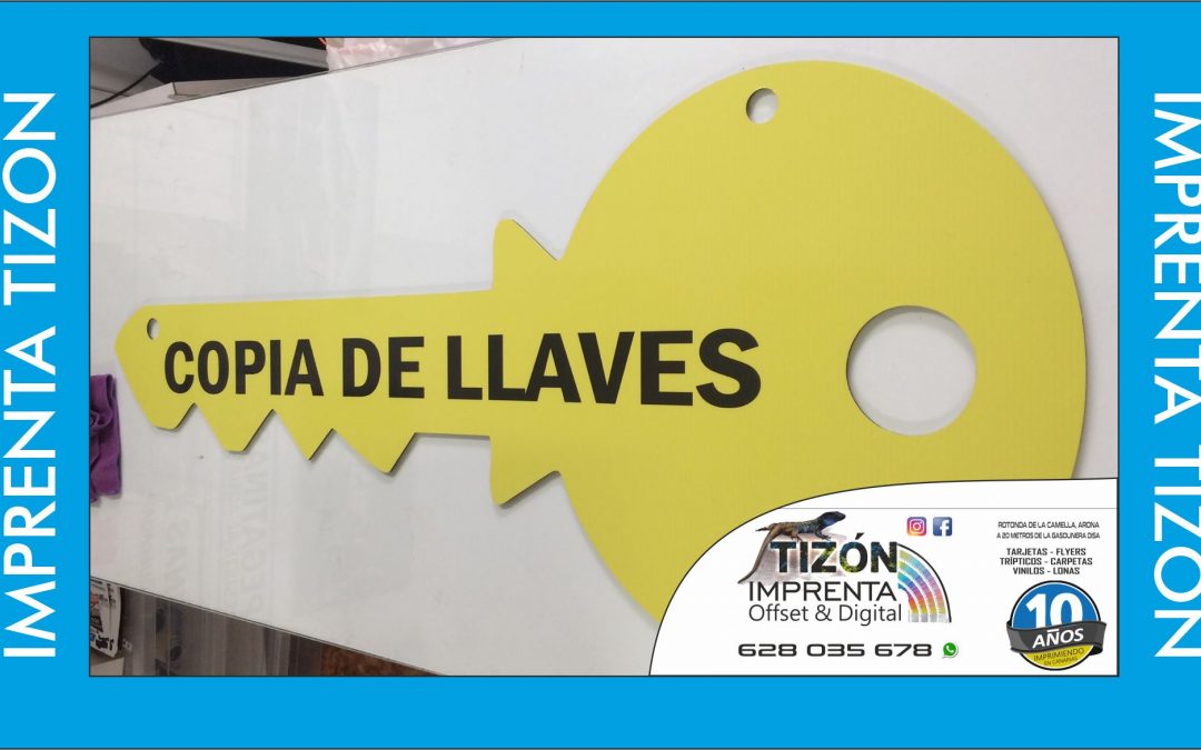 carteles fresados de aluminio en arona adeje tenerife sur