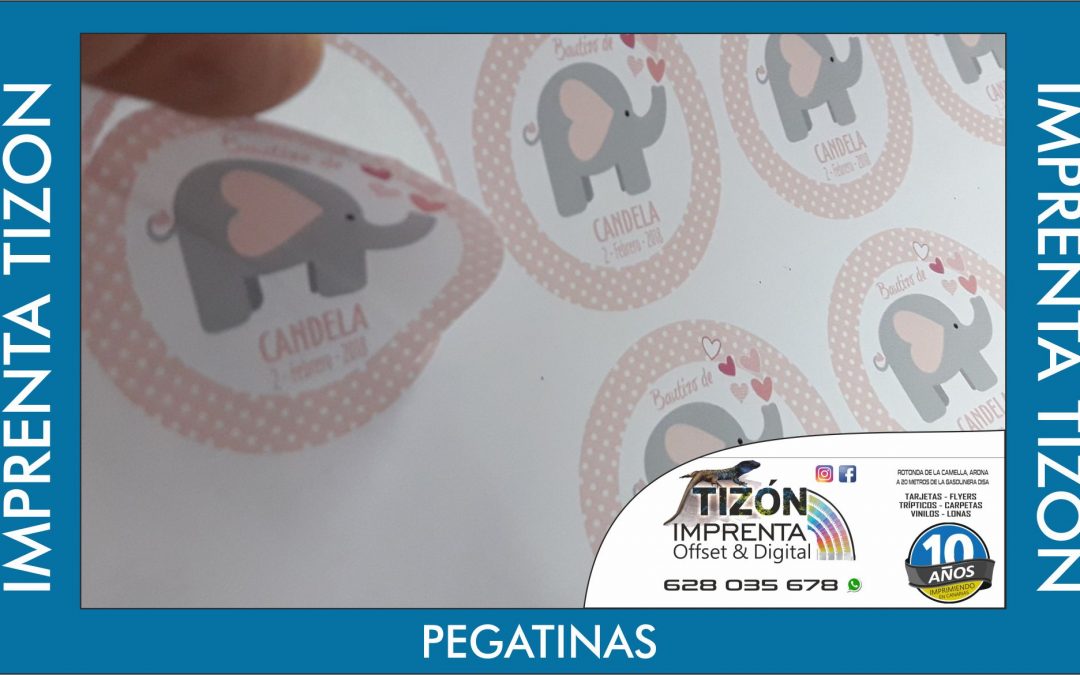 pegatinas low cost take away en arona adeje