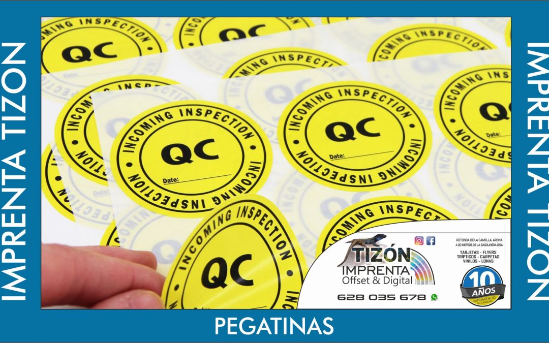 pegatinas para envases de comida en tenerife sur