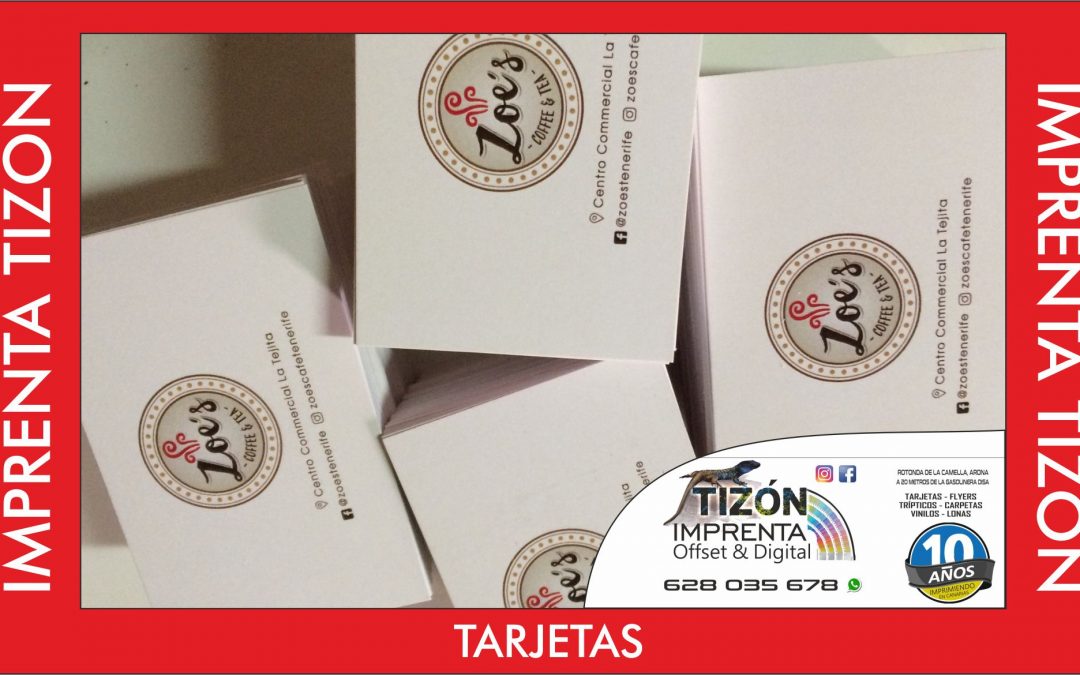 tarjetas de visita personalizadas para comerciales en tenerife sur