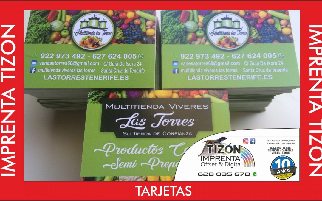 tarjetas economicas personalizadas en tenerife sur