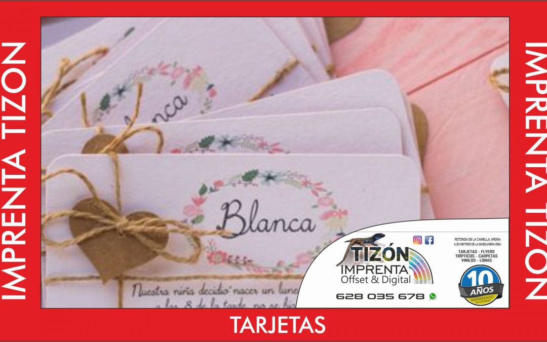 tarjetas personalizadas para bautizos en arona adeje tenerife sur