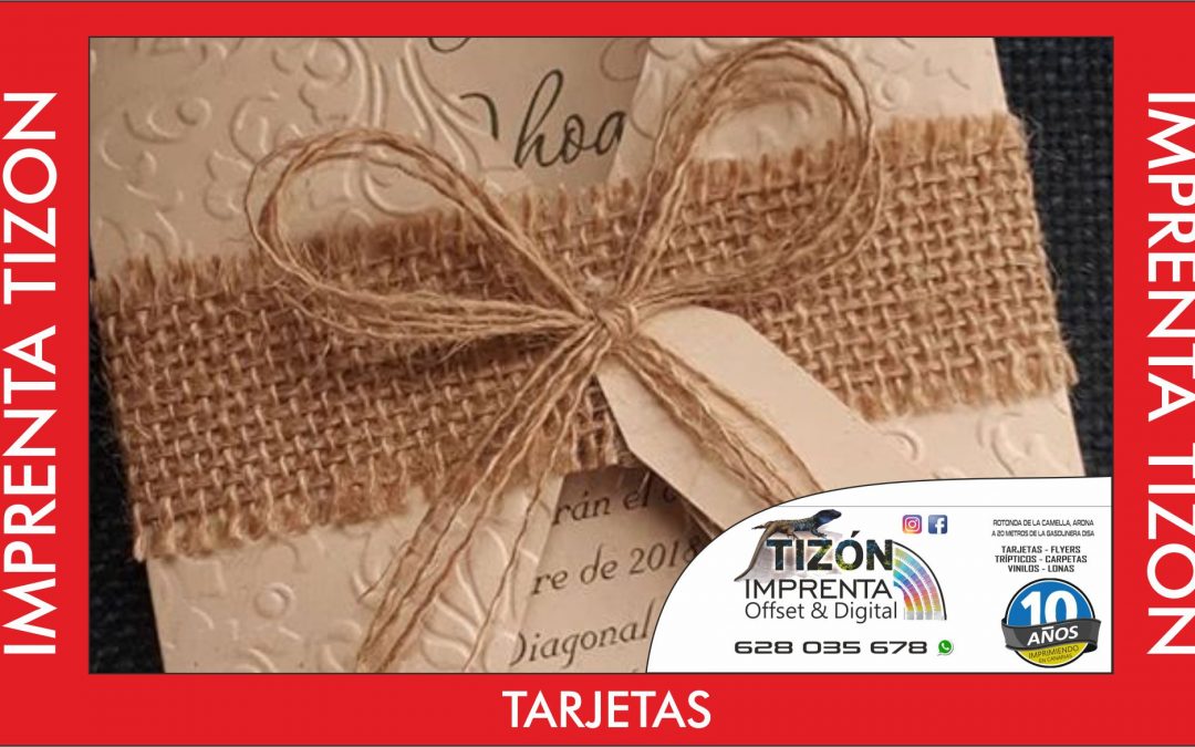 tarjetas personalizadas para bodas en arona adeje tenerife sur