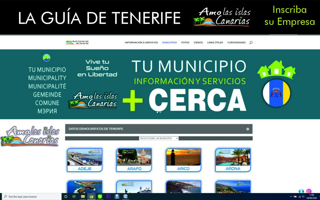 lista de municipios de Tenerife Islas Canarias elenco