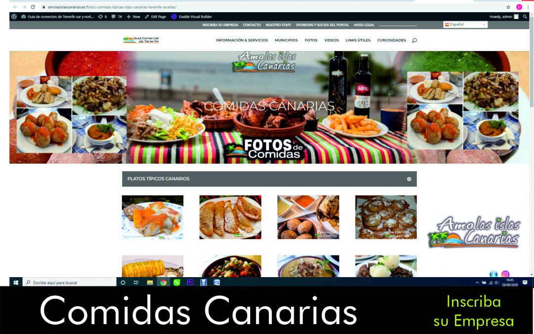 recetas de comidas canarias fotos islas canarias