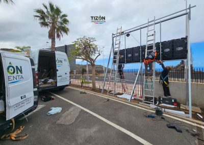 venta de pantallas led tenerife canarias adeje