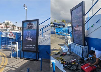 venta de pantallas led tenerife sur puerto colon adeje
